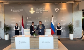 Indonesia dan Rusia Menandatangani Memorandum of Understanding (Nota Kesepahaman) Kerjasama di Bidang Hukum